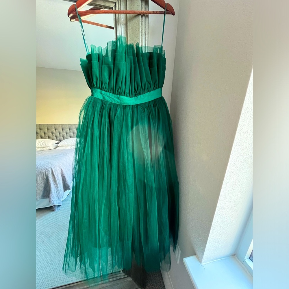 Forest Green evening dress
